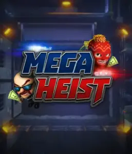 Enter the exciting world of Mega Heist slot by Relax Gaming, featuring comedic characters ready to execute a bank heist. This image portrays the drama of the heist with its striking logo and a shadowy vault backdrop. Ideal for players looking for a heist adventure, offering a captivating adventure. 