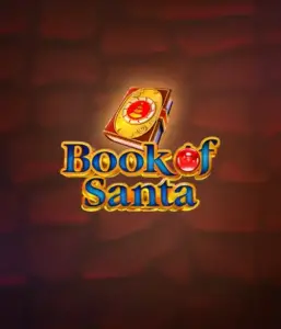 Experience the holiday spirit with Book of Santa slot by Endorphina, highlighting an elegant golden book emblazoned with Santa's iconic seal. This graphic captures the magic and mystery of Christmas, set against a softly glowing red background. Great for those who love Christmas-themed slots, promising a delightful gaming experience. 