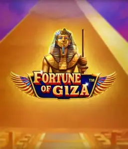 Step into the ancient world of Fortune of Giza slot by Pragmatic Play, featuring a noble depiction of a Pharaoh before the iconic pyramid backdrop. This image captures the richness of Egyptian culture, great for fans of Egyptian-themed slots, offering a fascinating escape.